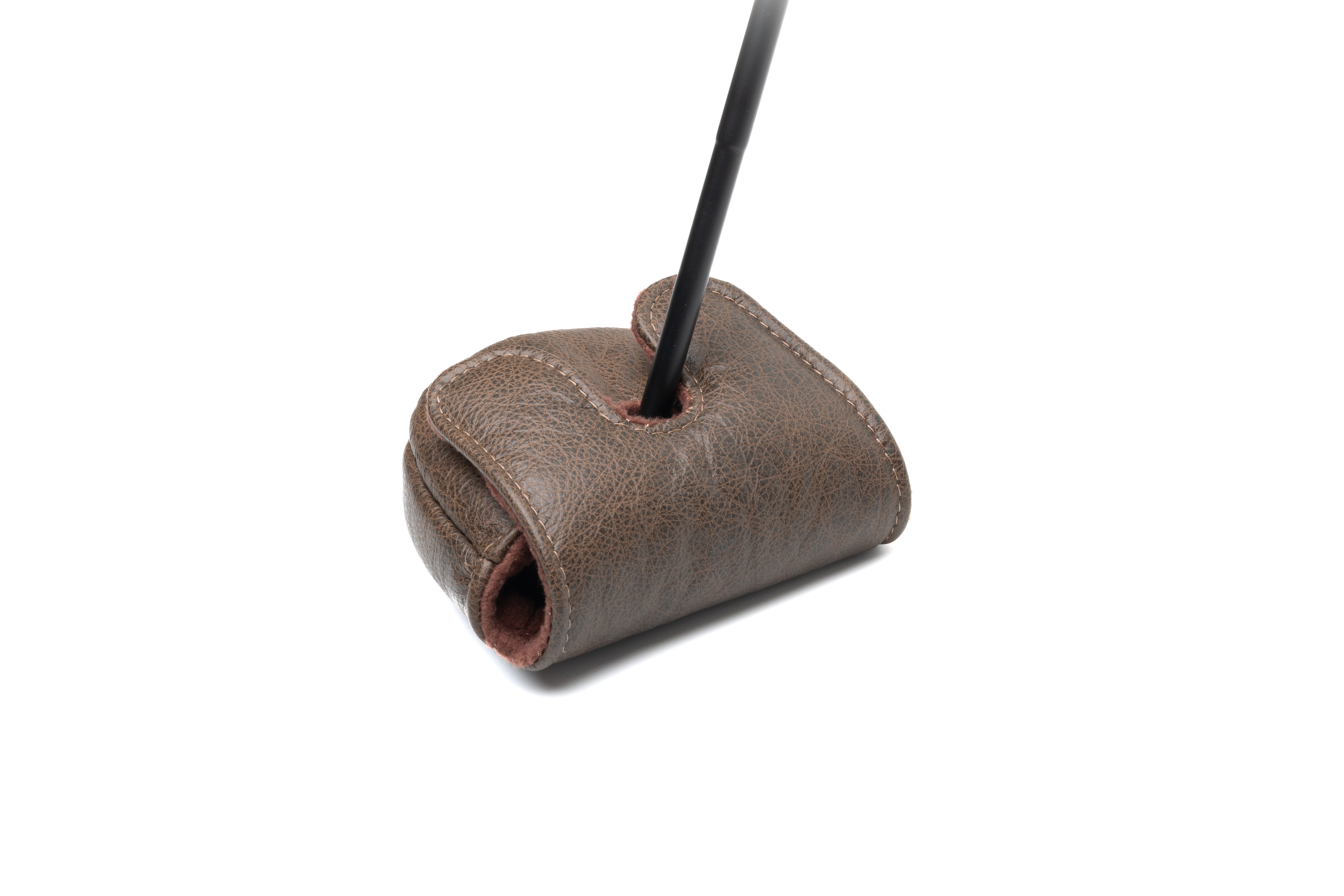 Brown Genuine Leather Centre Shafted Mallet Cover