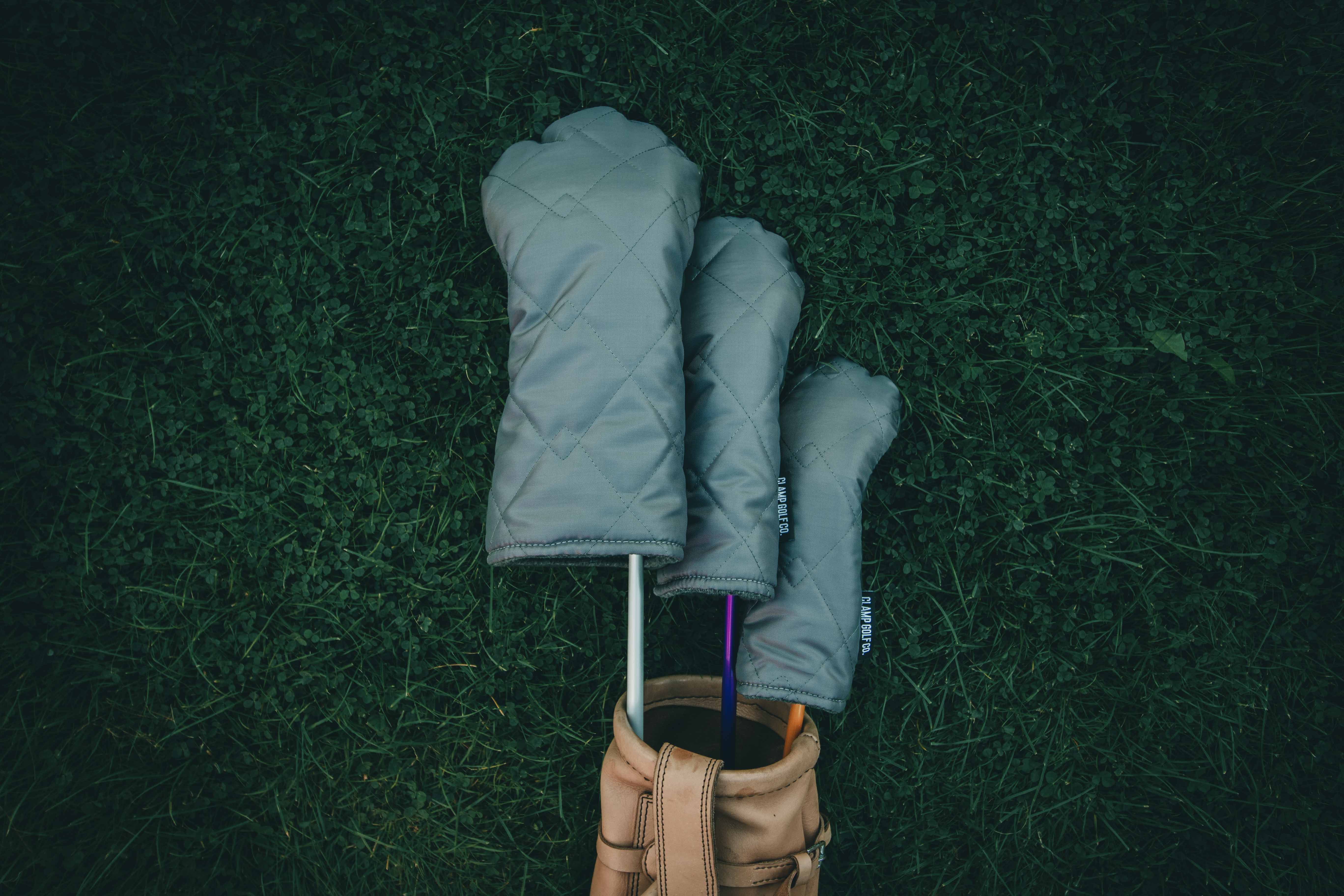 Dark Grey Puffer Headcovers